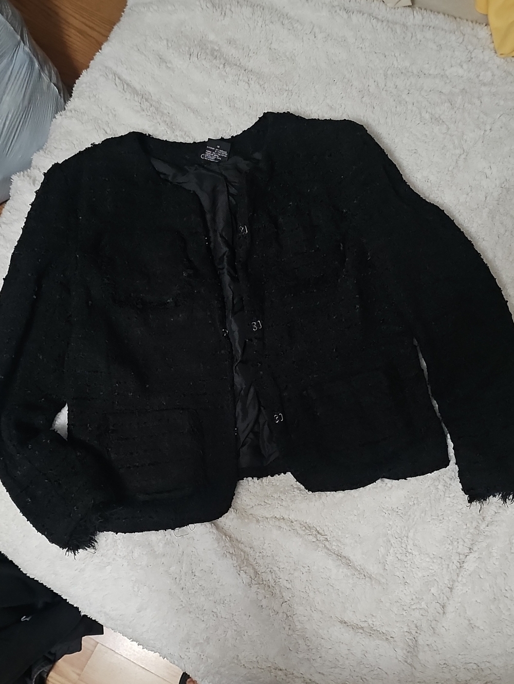 George Black Textured Tweed Blazer